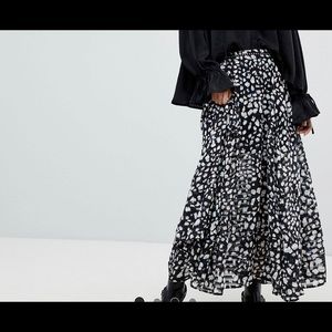Religion Maxi skirt in animal print